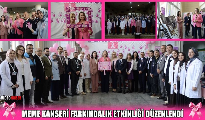 Muş’ta meme kanserine karşı farkındalık etkinliği düzenlendi