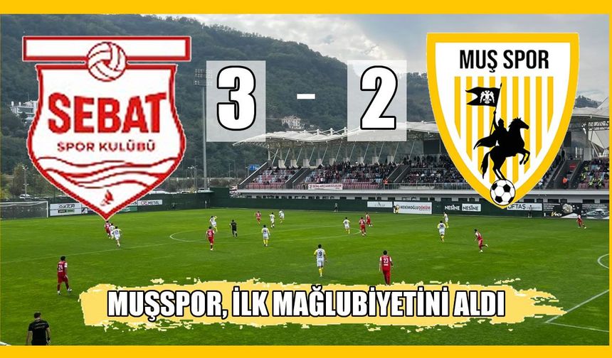 Muşspor’un yenilmezlik serisi sona erdi!