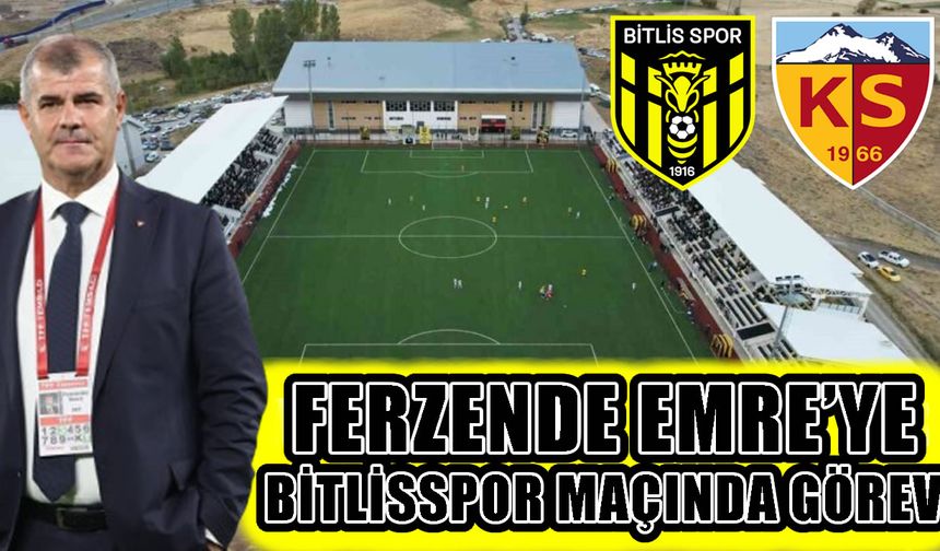 Ferzende Emre’ye Ziraat Türkiye Kupası’nda önemli görev