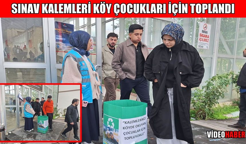 KPSS adaylarının kalemleri köy çocukları için umuta dönüşüyor