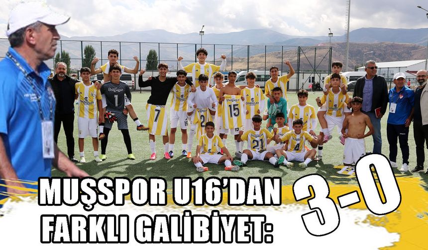 Muşspor evinde farklı kazandı: 3-0