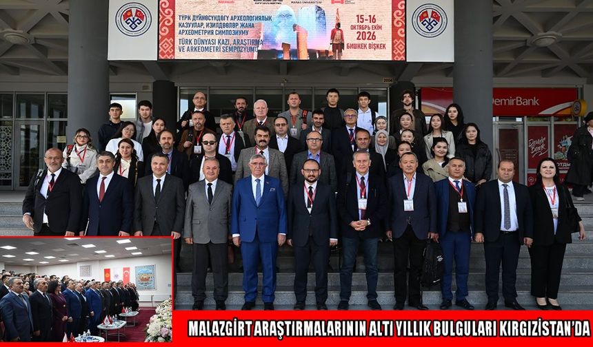 MAUN, Malazgirt araştırmalarını Kırgızistan’da tanıttı