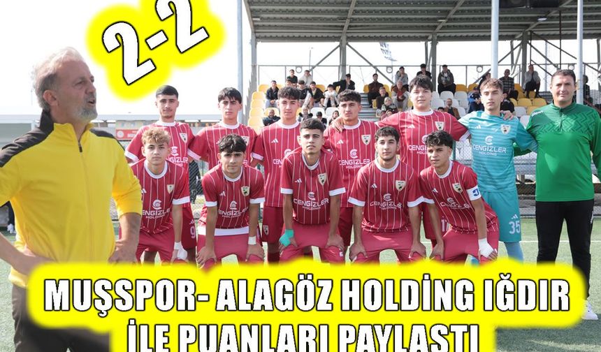 Muşspor, Iğdır FK ile puanları paylaştı: 2-2