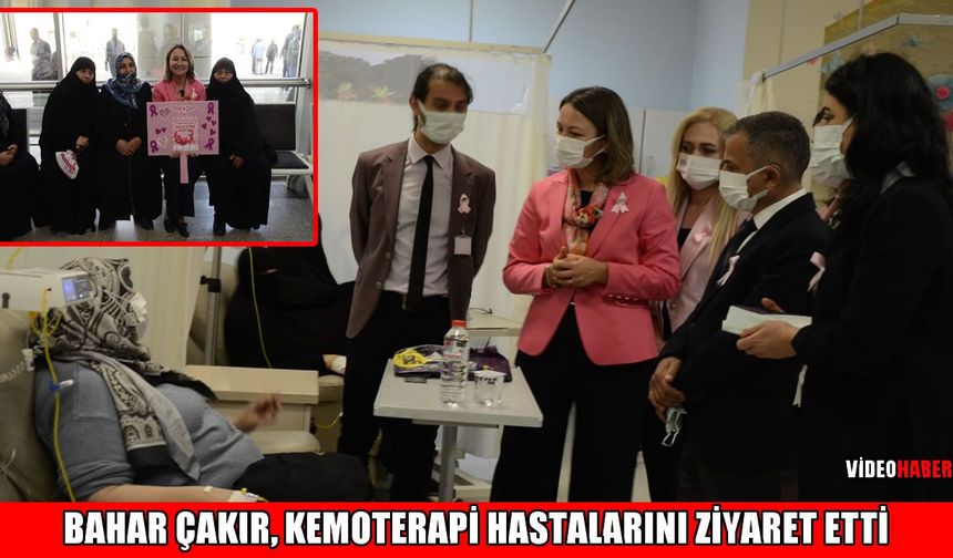 Bahar Çakır’dan kanser hastalarına moral ziyareti