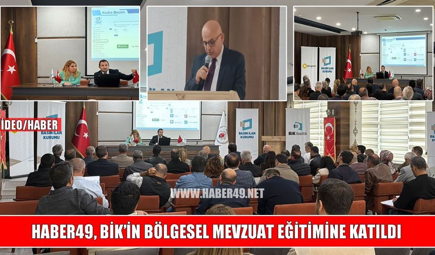 BİK'in 13. Bölgesel mevzuat eğitimi Diyarbakır’da gerçekleştirildi