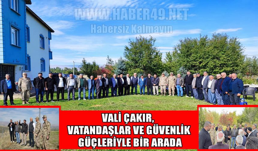 Muş Valisi Avni Çakır, Eralanı ve Köşk köylerindeki yol çalışmalarını inceledi