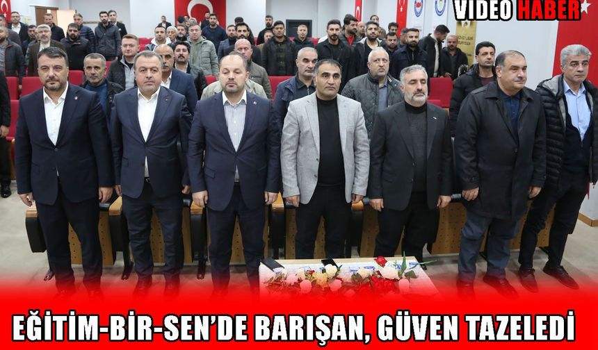 Eğitim Bir-Sen Muş'ta 12 yıllık emanet yeniden aynı isimde