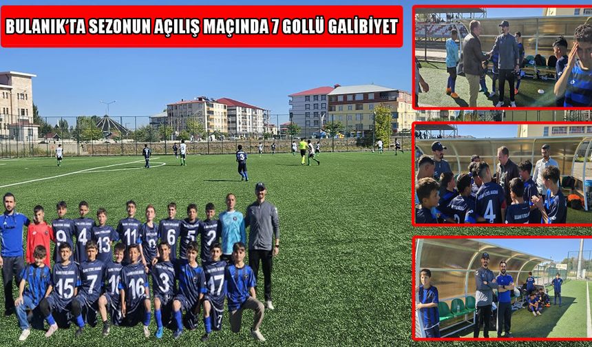 Bulanık’ta sezonun ilk maçında tarihi skor: Sahadan 7-0’lık galibiyetle ayrıldılar!