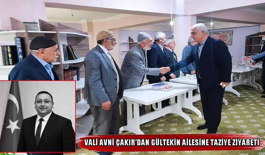 Muş Valisi Avni Çakır’dan Gültekin ailesine taziye ziyareti
