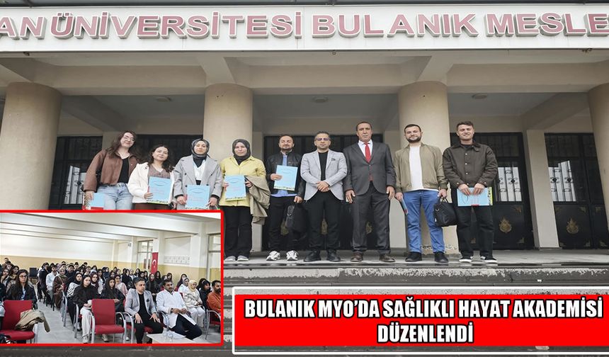 Bulanık MYO’da “Sağlıklı Hayat Akademisi” etkinliği düzenlendi