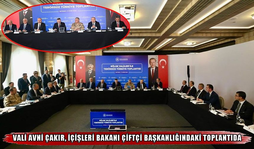 Muş Valisi Avni Çakır, Batman’da düzenlenen “Terörsüz Türkiye” toplantısına katıldı