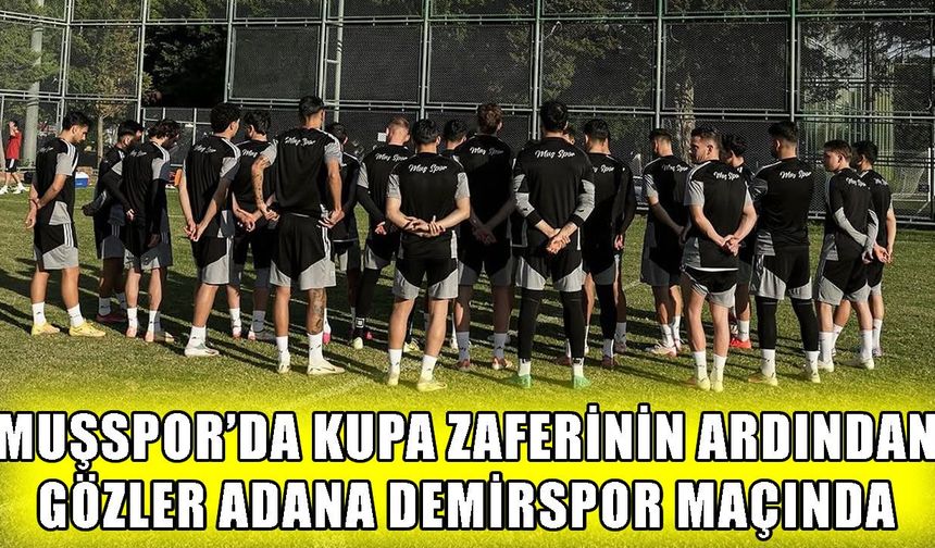 Muşspor’dan Mersin’de çifte mesai