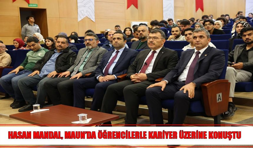 İTÜ Rektörü Prof. Dr. Hasan Mandal Muş Alparslan Üniversitesi öğrencileriyle buluştu