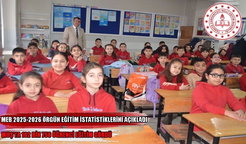 Muş’ta okuyan her 3 öğrenceden biri köyde: İşte MEB’in sürpriz Muş raporu!
