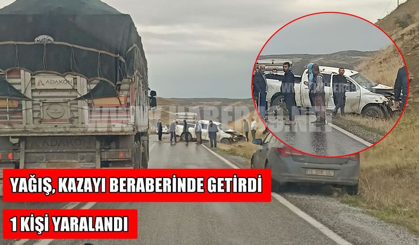 Muş-Bulanık karayolunda korkutan kaza!