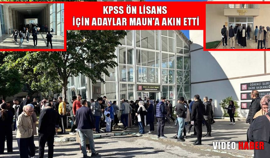 Muş’ta KPSS Ön Lisans heyecanı