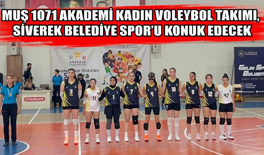 Muş 1071 Akademi Siverek maçına kilitlendi