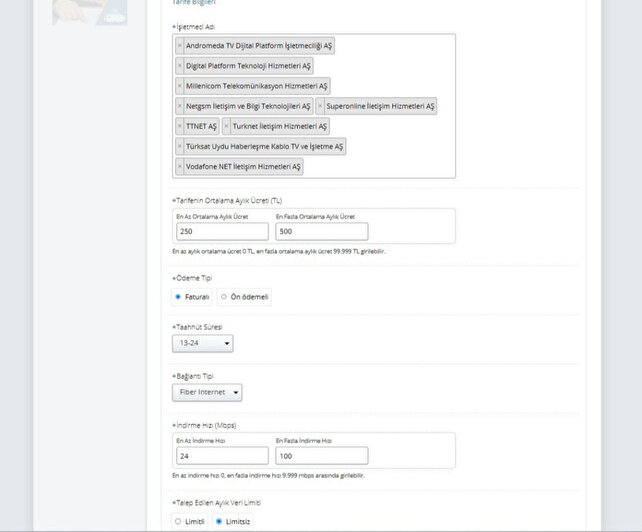 e-Devlet’te Yeni Dönem: Telefon ve İnternet Tarifeleri Tek Ekranda Karşılaştırma!-4