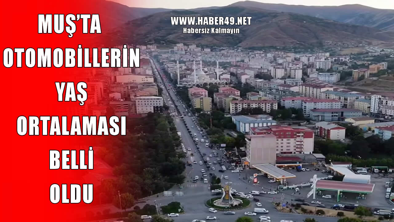 TÜİK açıkladı: Muş’un otomobil filosu birçok büyükşehri geride bıraktı