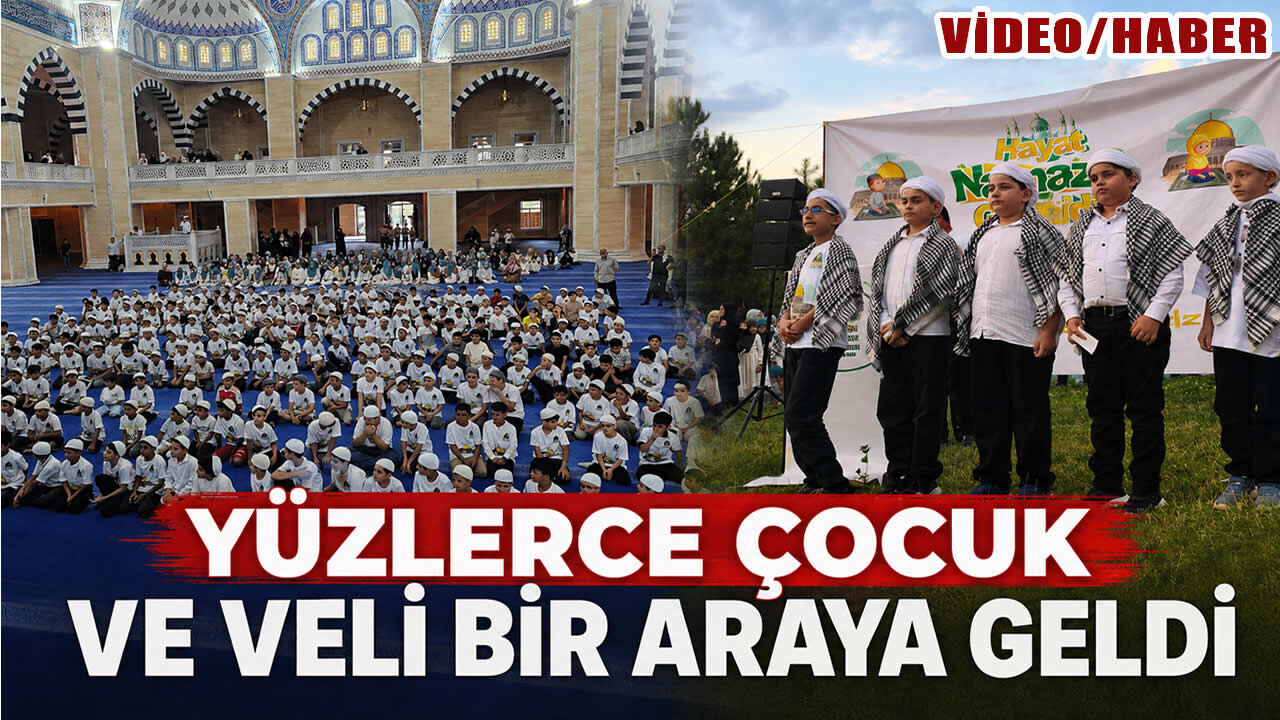 Muş’ta "Hayat Namazla Güzeldir" etkinliğinde yüzlerce çocuk ve aile bir araya geldi