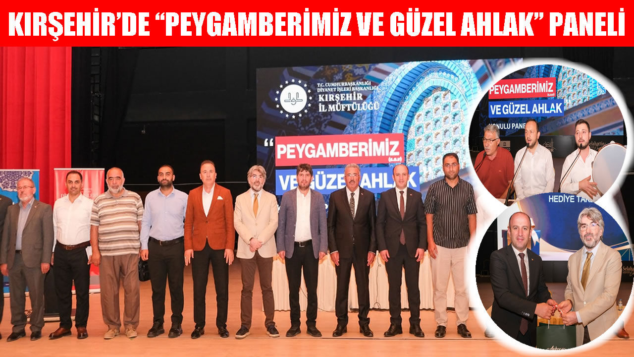 Muş’un yetiştirdiği ilahiyatçı Ahmet İğdi, Peygamberimizin örnek ahlakını Kırşehir’de anlattı