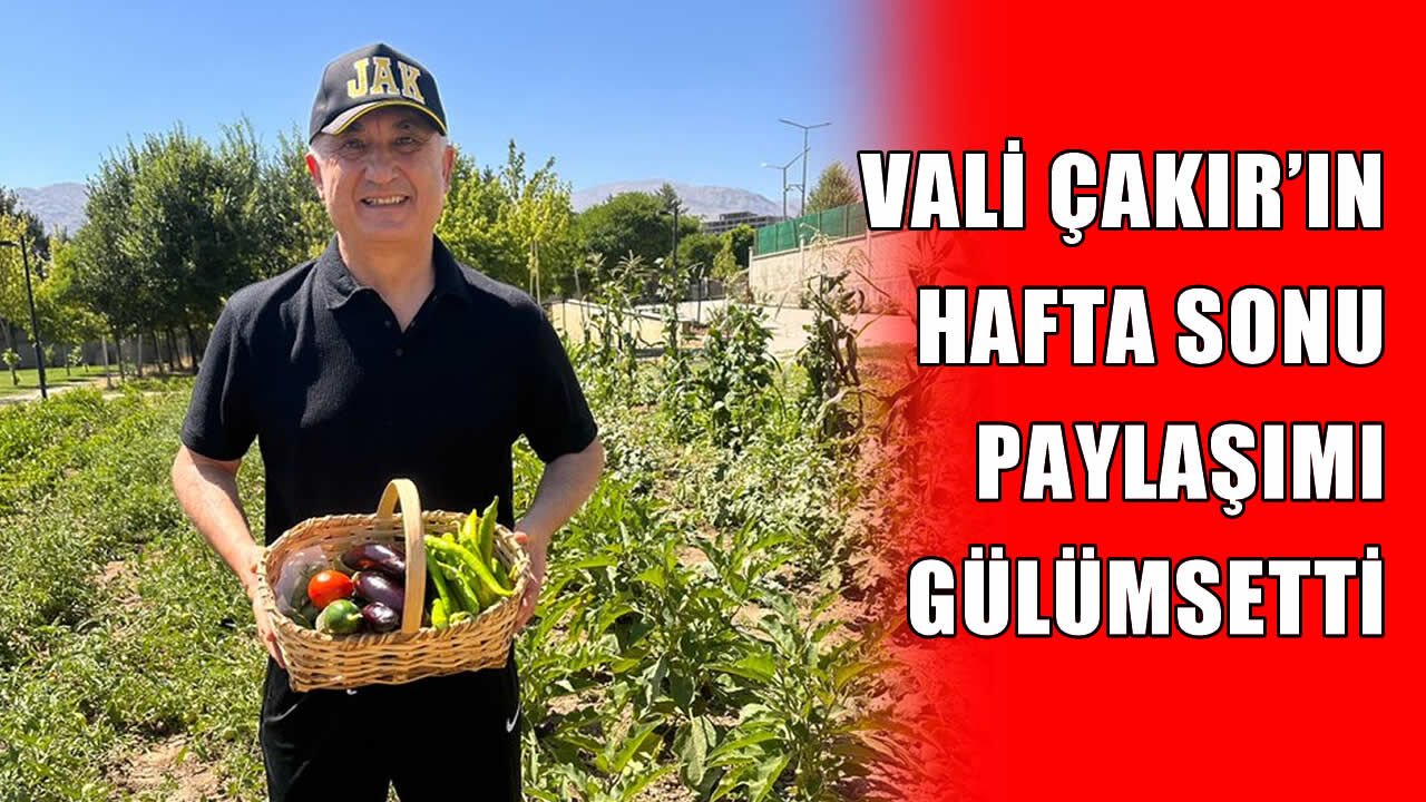 Muş Valisi Çakır’dan renkli paylaşım: “Muş güveci için malzemeler hazır”