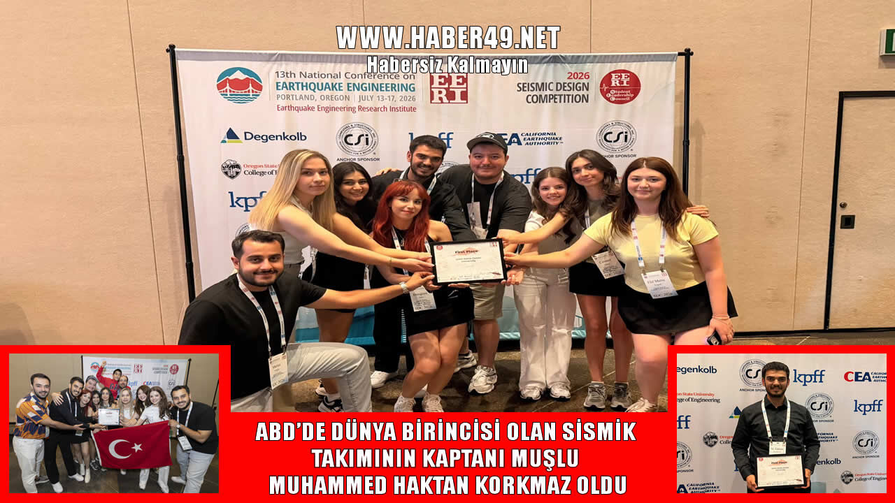 Türkiye’ye ilk şampiyonluğu getiren Muşlu mühendis!