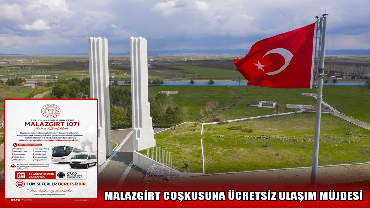 Muş Valiliği duyurdu: Ulaşım ücretsiz olacak
