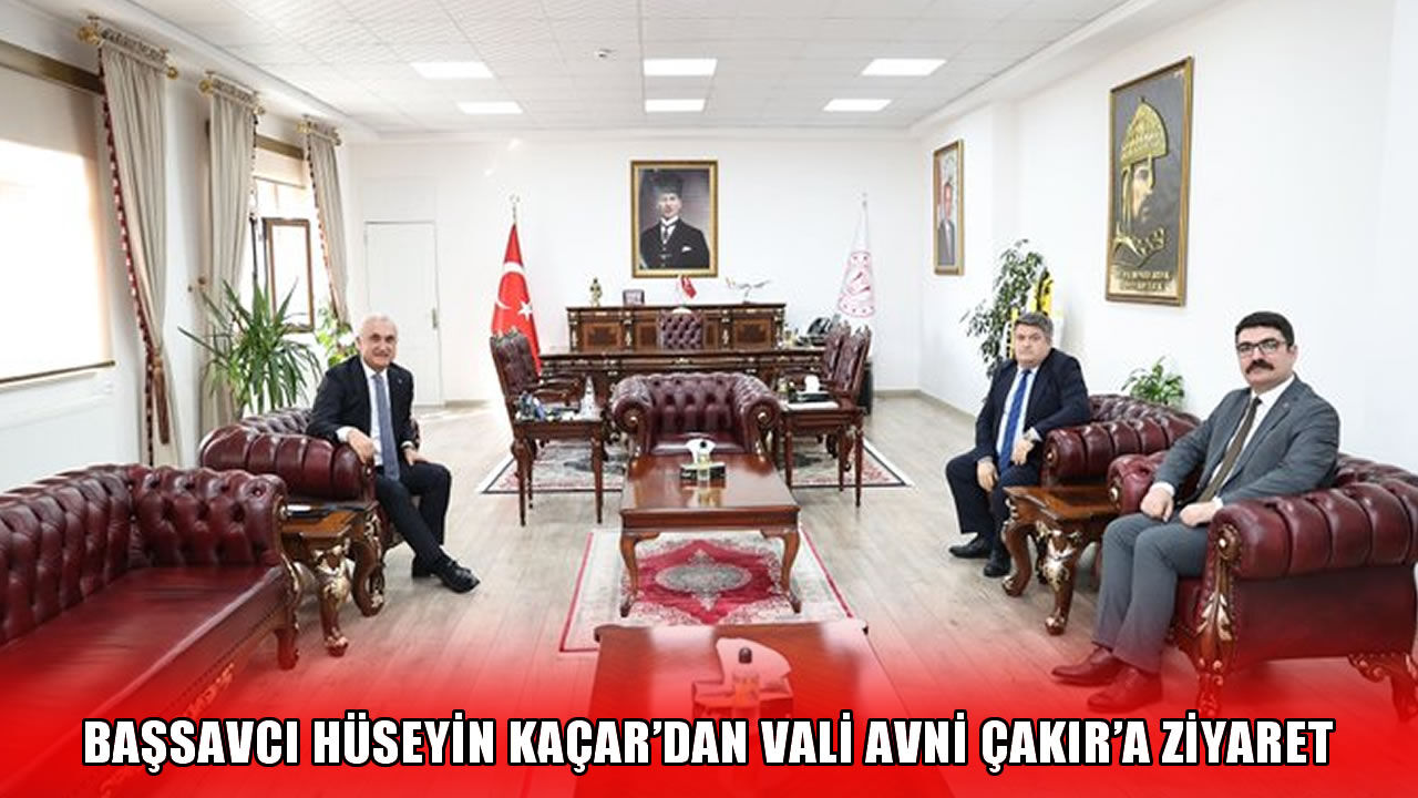 Muş Cumhuriyet Başsavcısı ve Başsavcı Vekilinden Vali Avni Çakır’a ziyaret