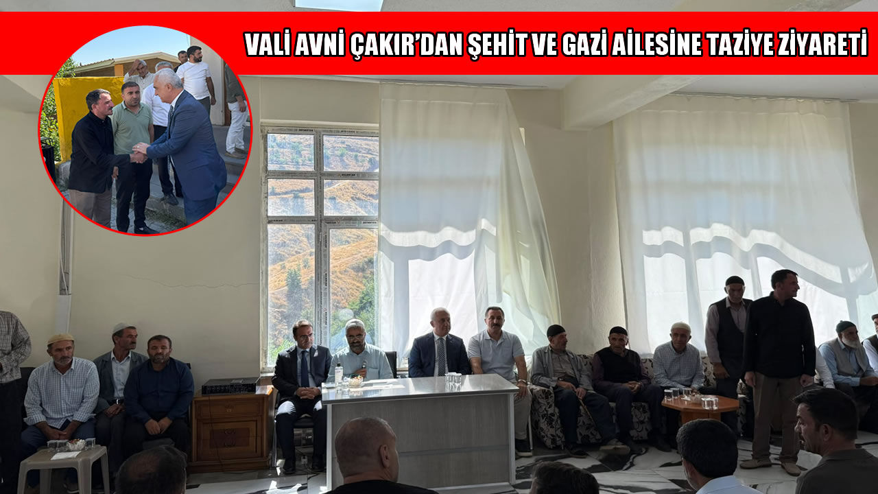 Muş Valisi Avni Çakır’dan Söylemez ailesine taziye ziyareti