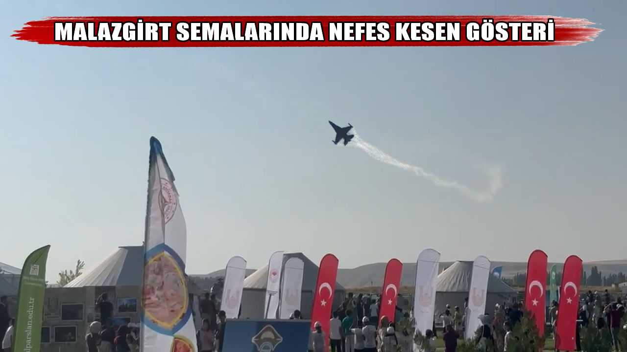 Malazgirt semalarında SOLOTÜRK rüzgârı