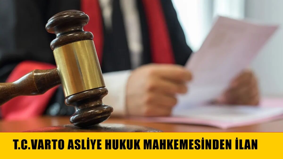 T.C.VARTOASLİYE HUKUK MAHKEMESİ