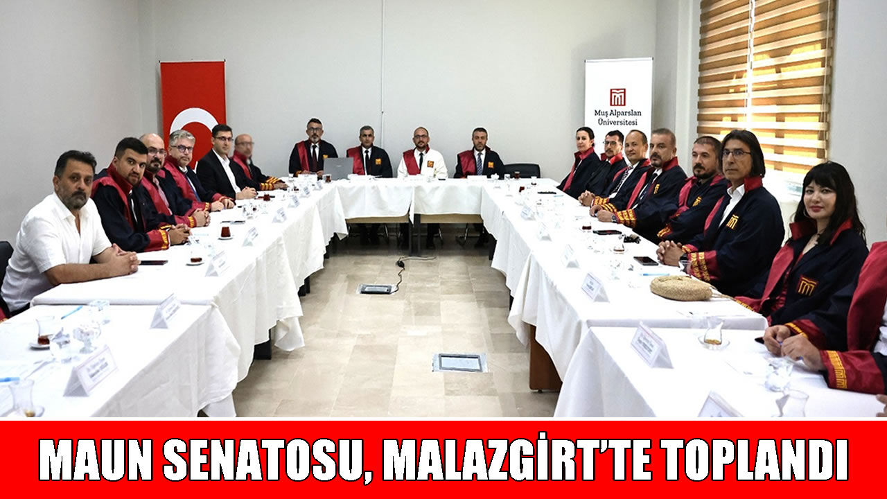 Muş Alparslan Üniversitesi'nden zafer topraklarında özel senato
