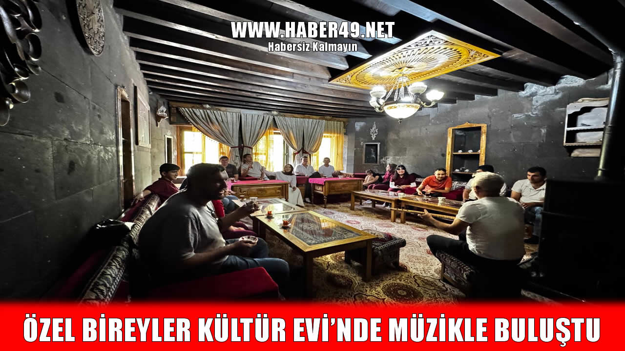 Muşlu özel bireyler Kültür Evi’nde bir araya geldi
