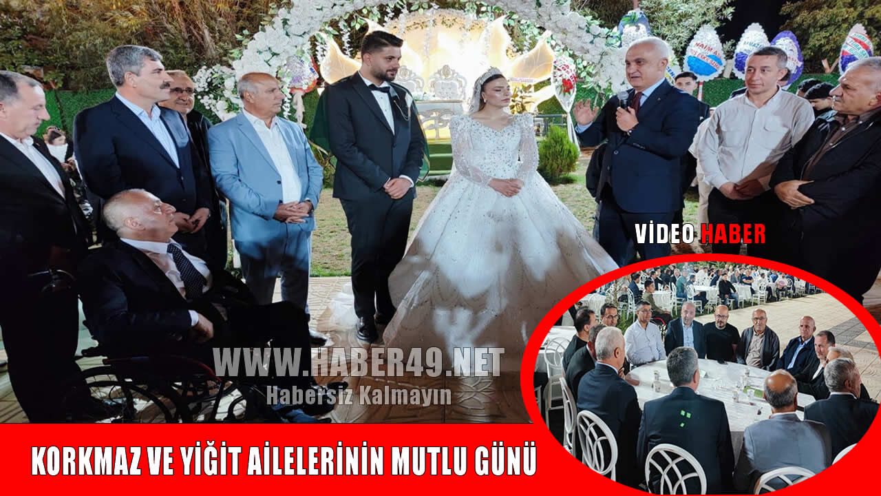 Muş’ta protokol ve sivil toplum temsilcileri düğünde buluştu