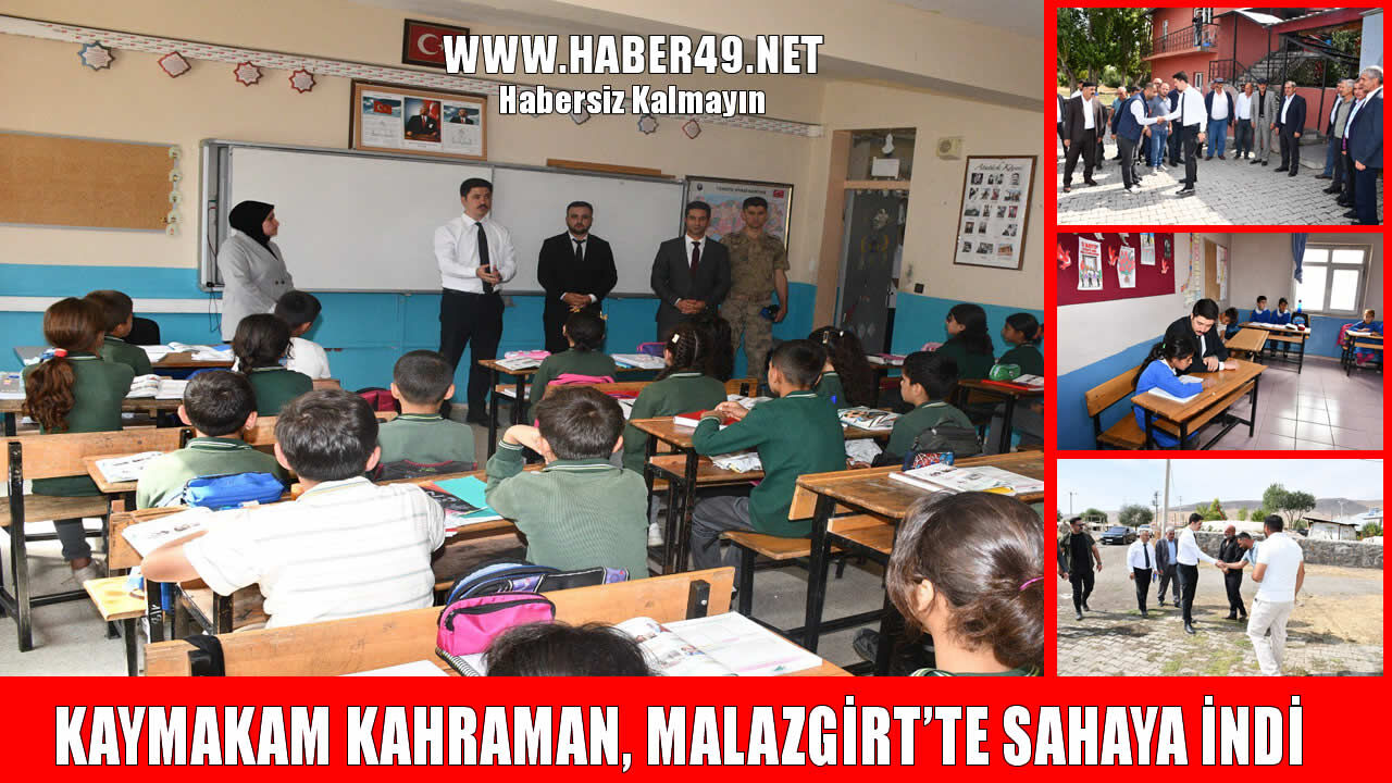 Malazgirt Kaymakamı Kahraman, vatandaşların talep ve önerilerini dinledi