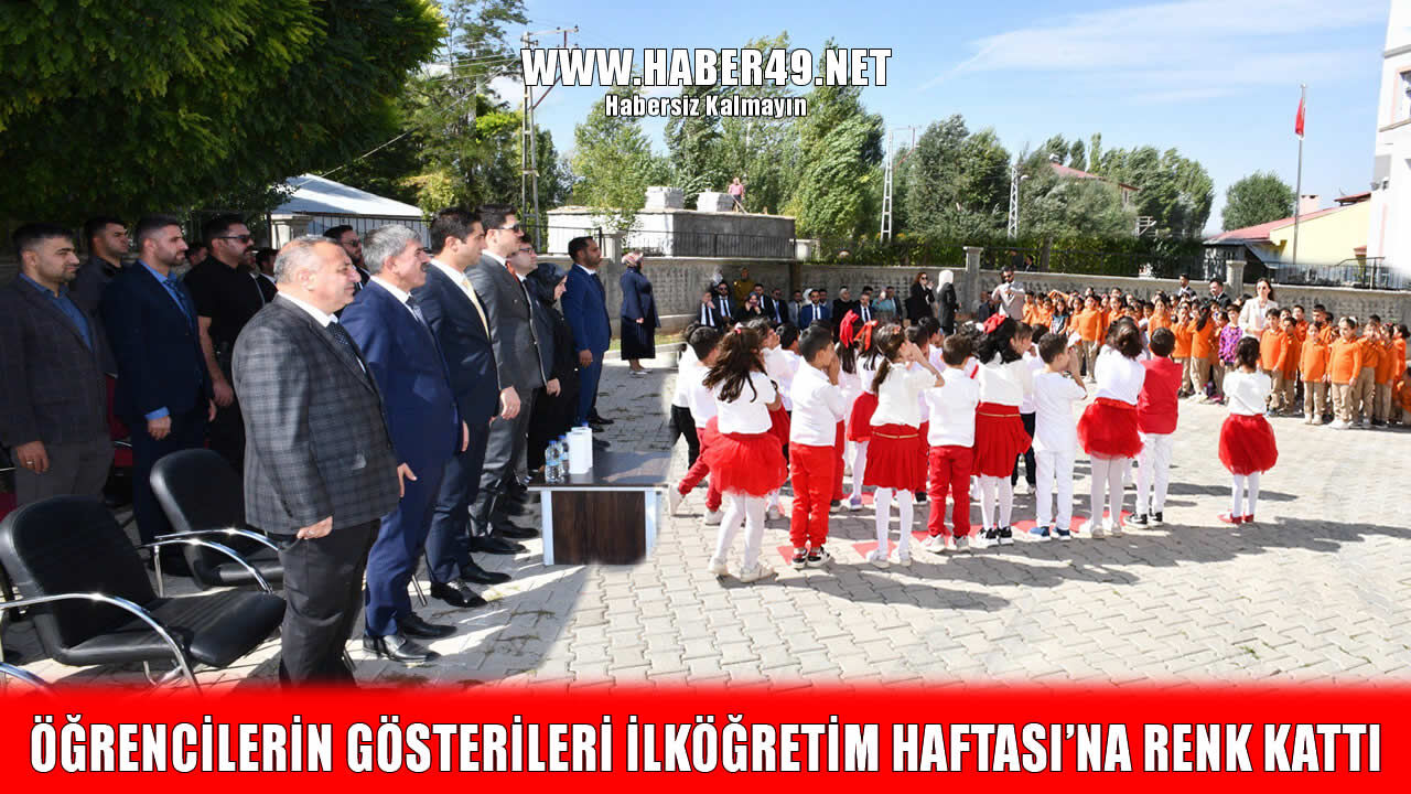 Malazgirt’te İlköğretim Haftası coşkuyla kutlandı