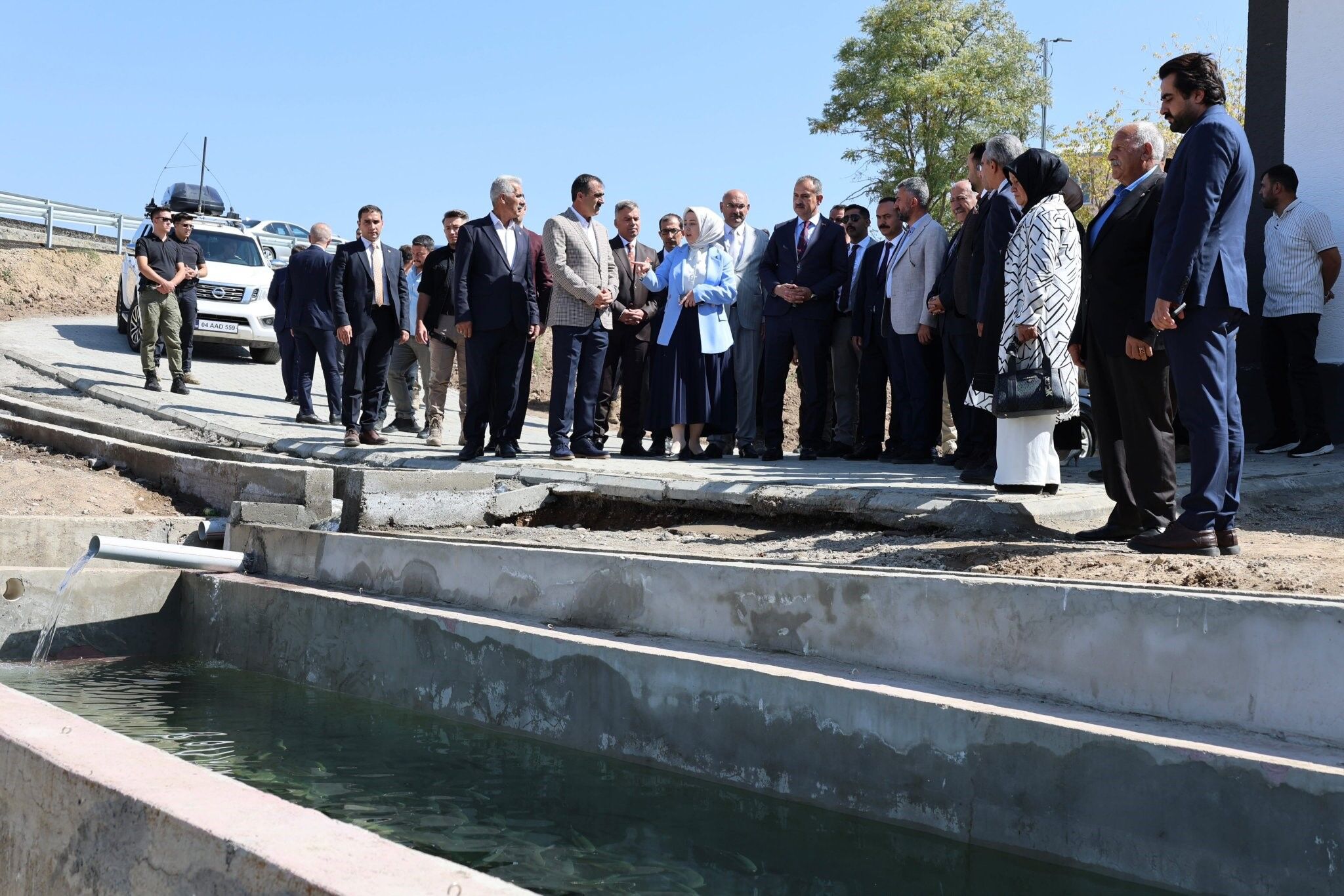 Taşlıçay'da açılan alabalık tesisi ilçe ekonomisine ve sosyal yaşama katkı sunacak