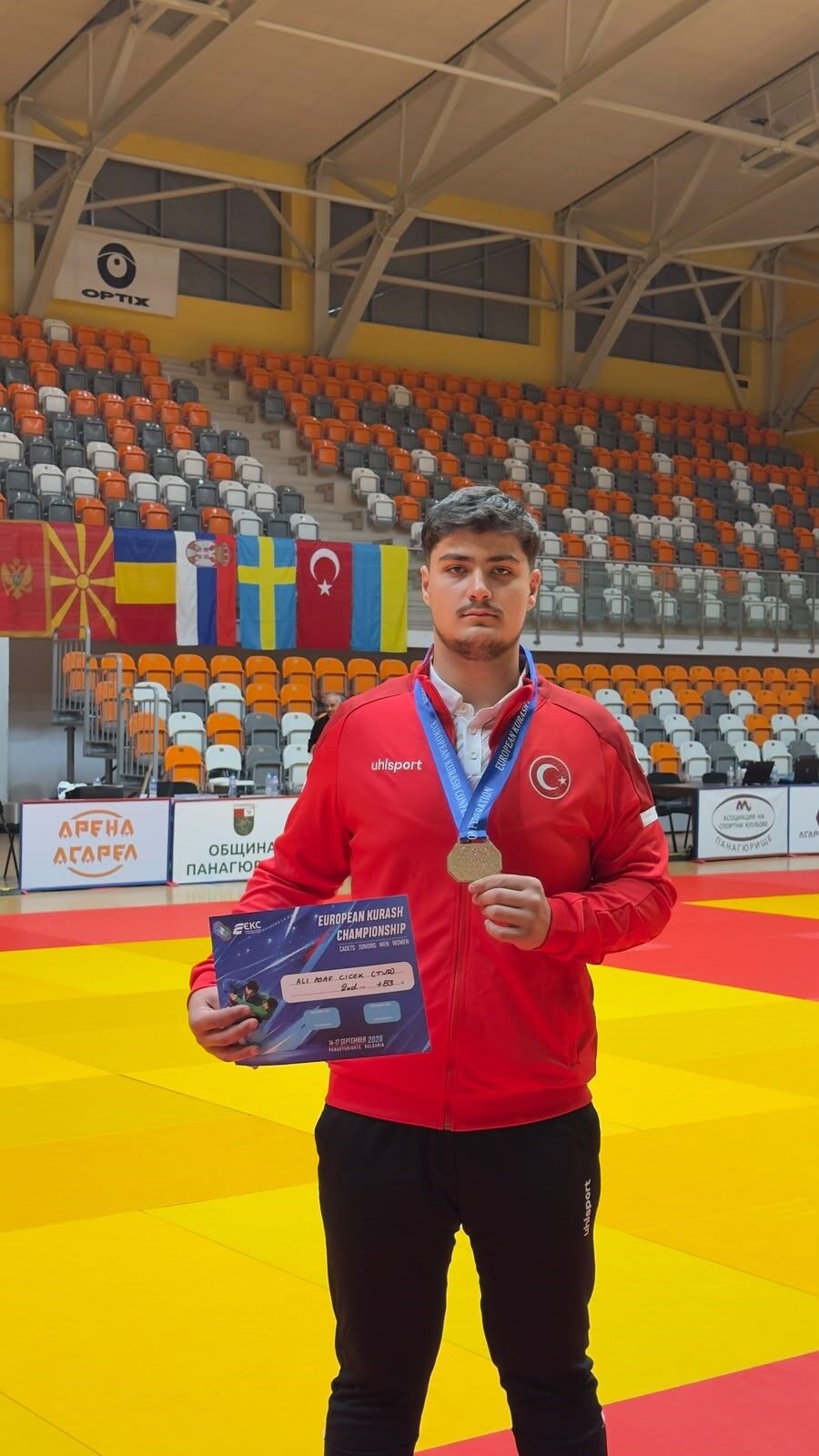 Elazığlı sporcu Avrupa ikincisi oldu