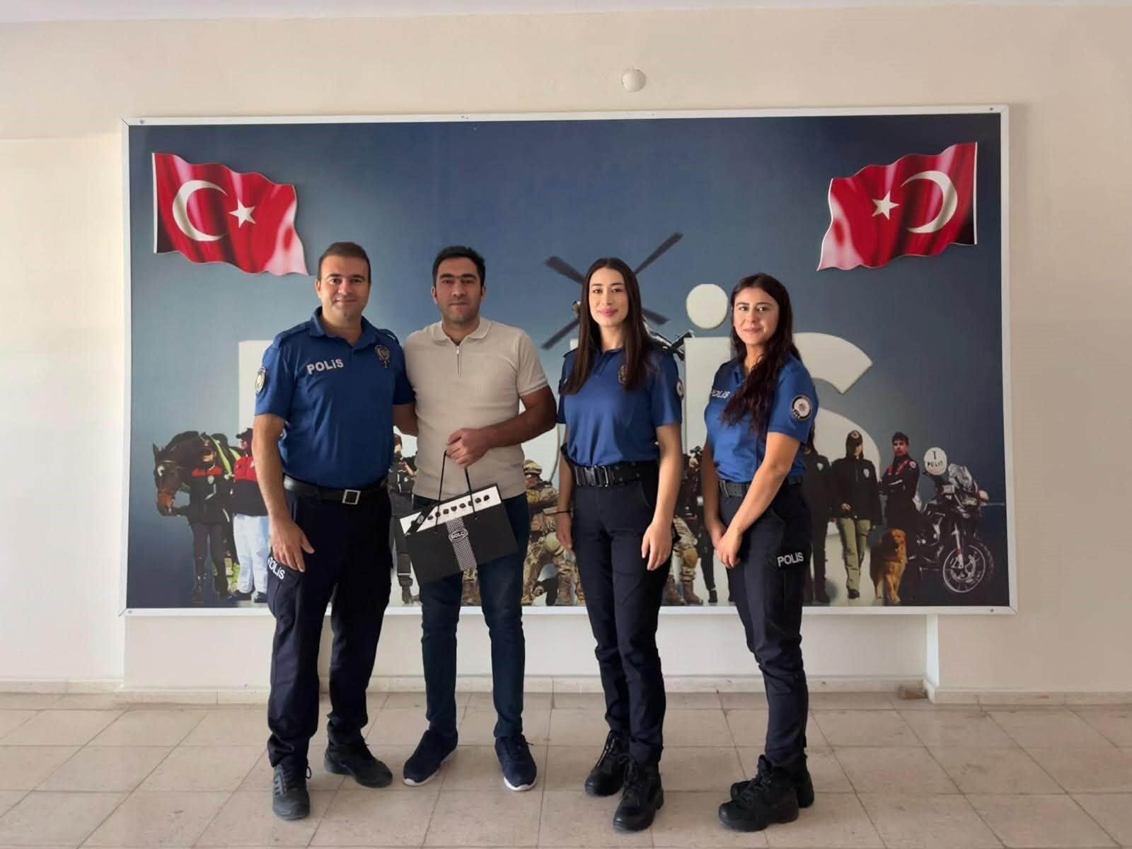 Erzincan Emniyetinden gazilere anlamlı ziyaret