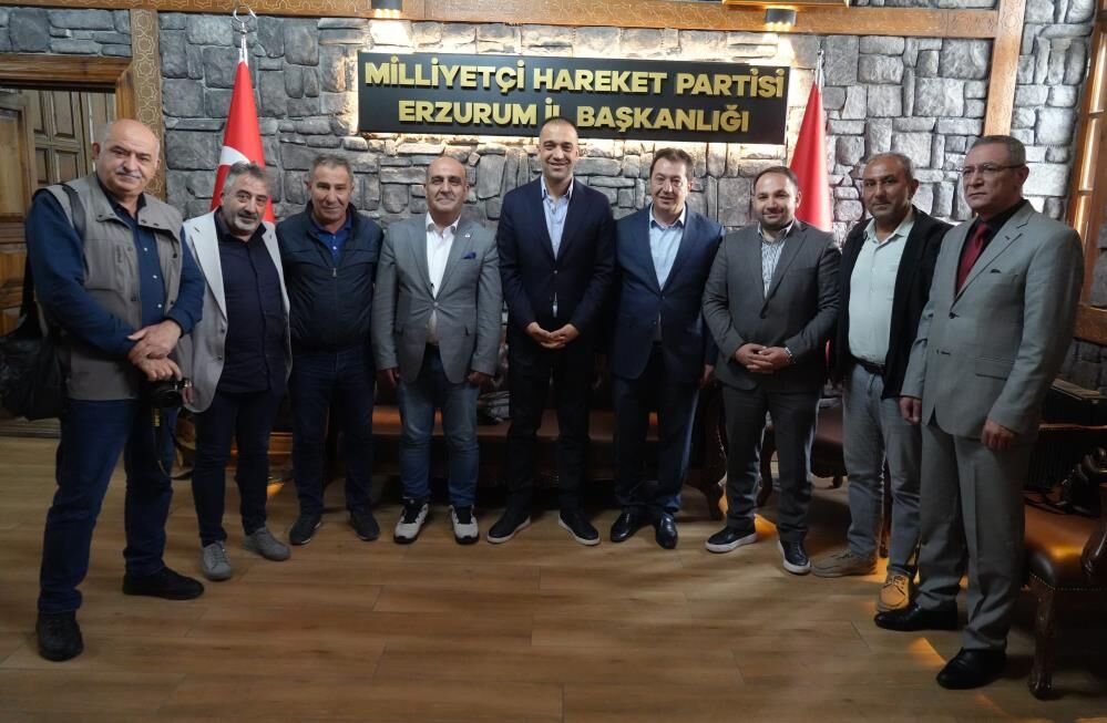 MHP Erzurum İl Başkanı Yurdagül'e ziyaret