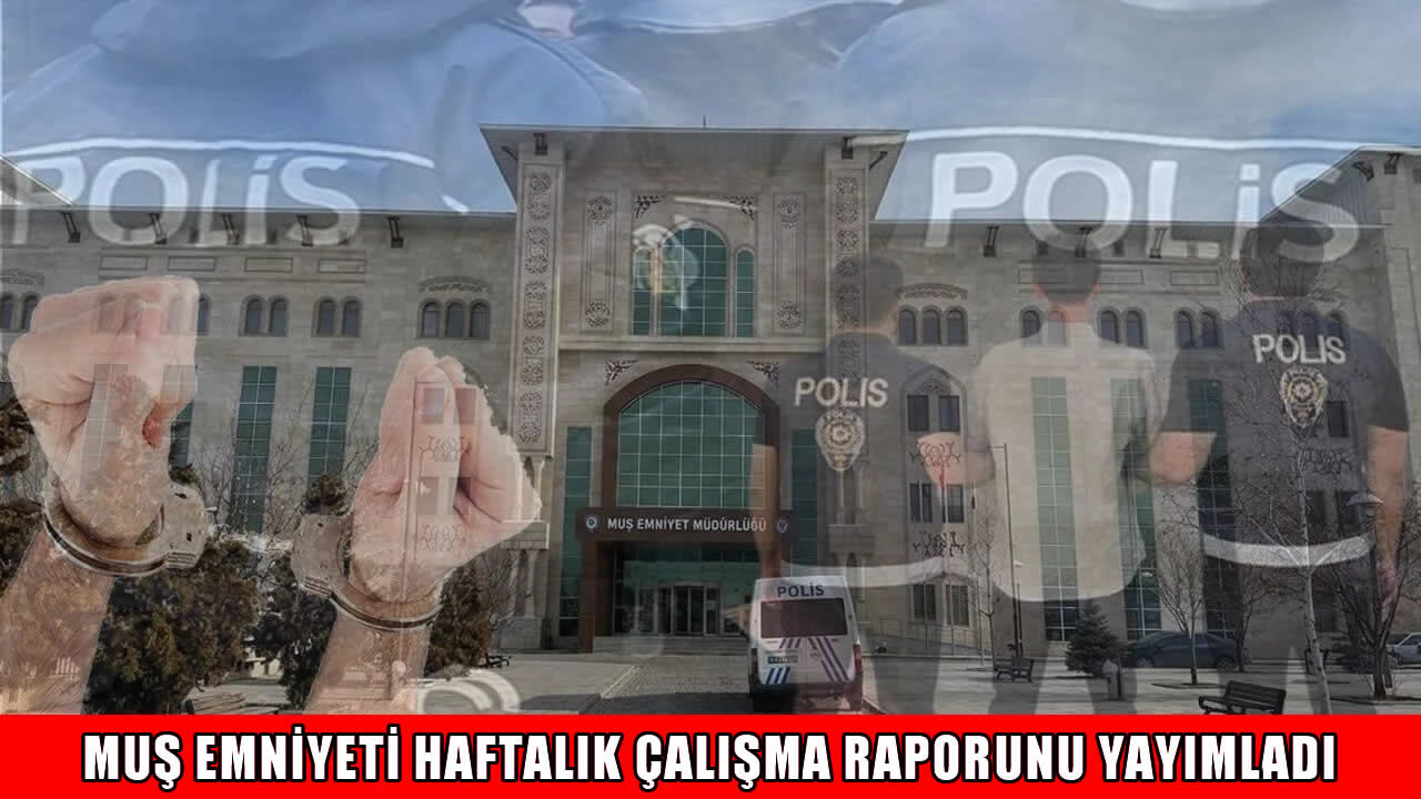 Muş'ta bir haftada 8 bin 143 kişi sorgulandı: Çok sayıda firari yakalandı!