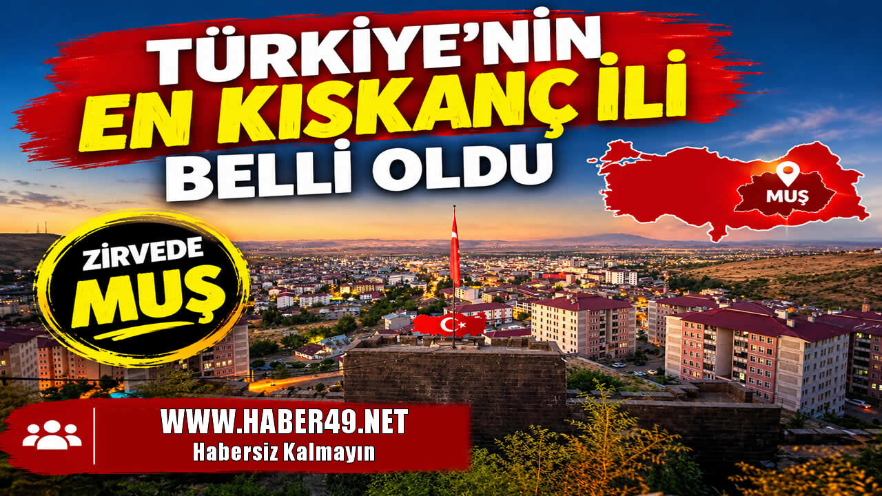 Türkiye’nin kıskançlık haritası çıkarıldı: Zirvede Muş var!