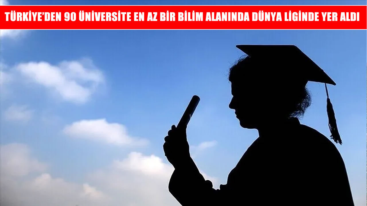 Türkiye’den 90 üniversite dünya alan sıralamasında yer aldı