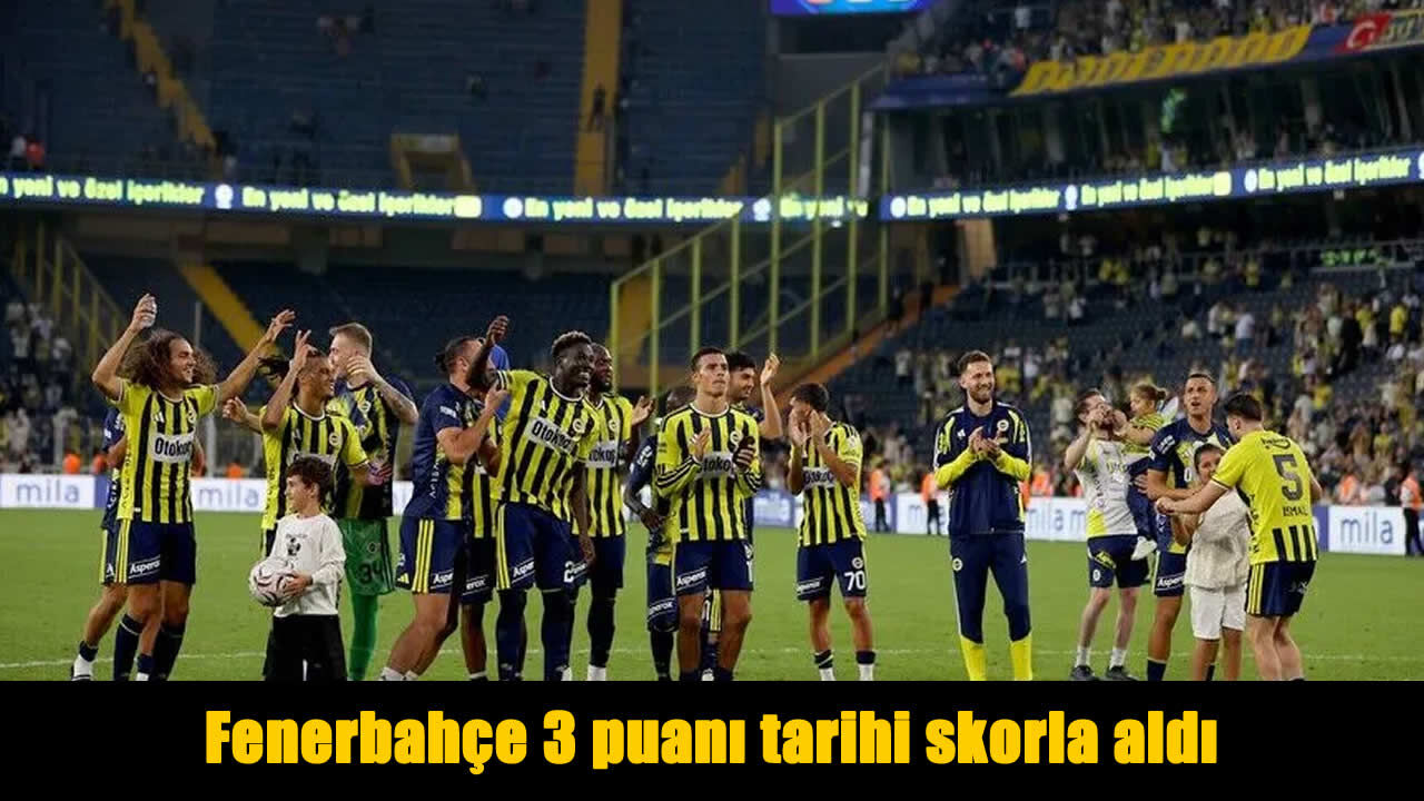 Fenerbahçe, Eyüpspor’u 8-0 mağlup etti