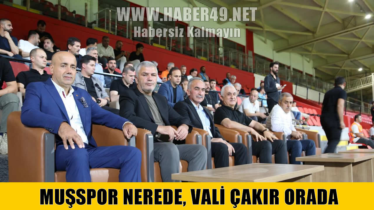 Muş Valisi Çakır, Muşspor’u Batman’da da yalnız bırakmadı