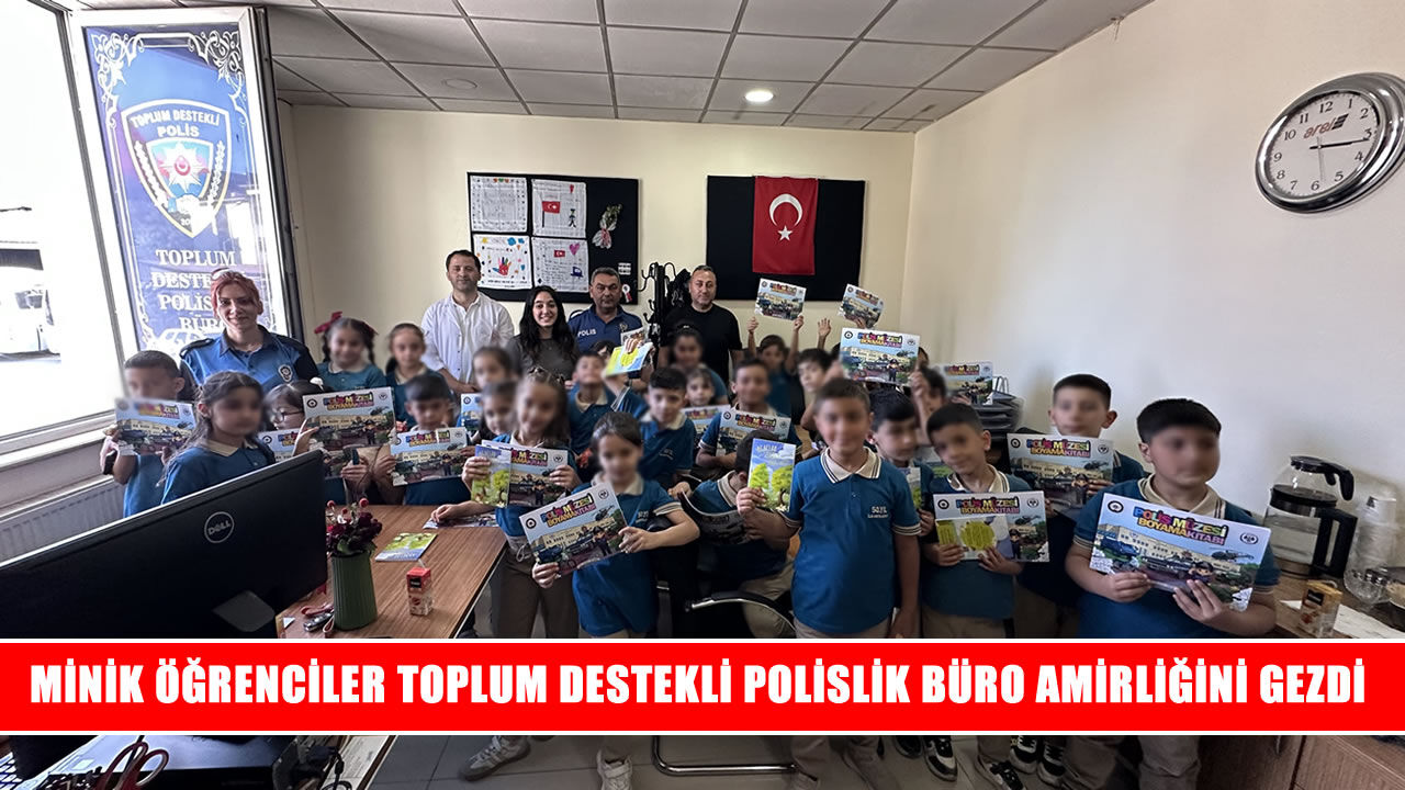 Yüksekova’da minik öğrenciler polislerle keyifli bir gün geçirdi