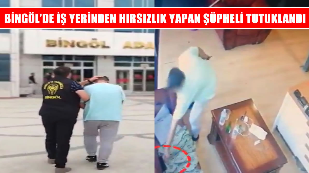 Bingöl’de iş yeri hırsızlığına 1 tutuklama