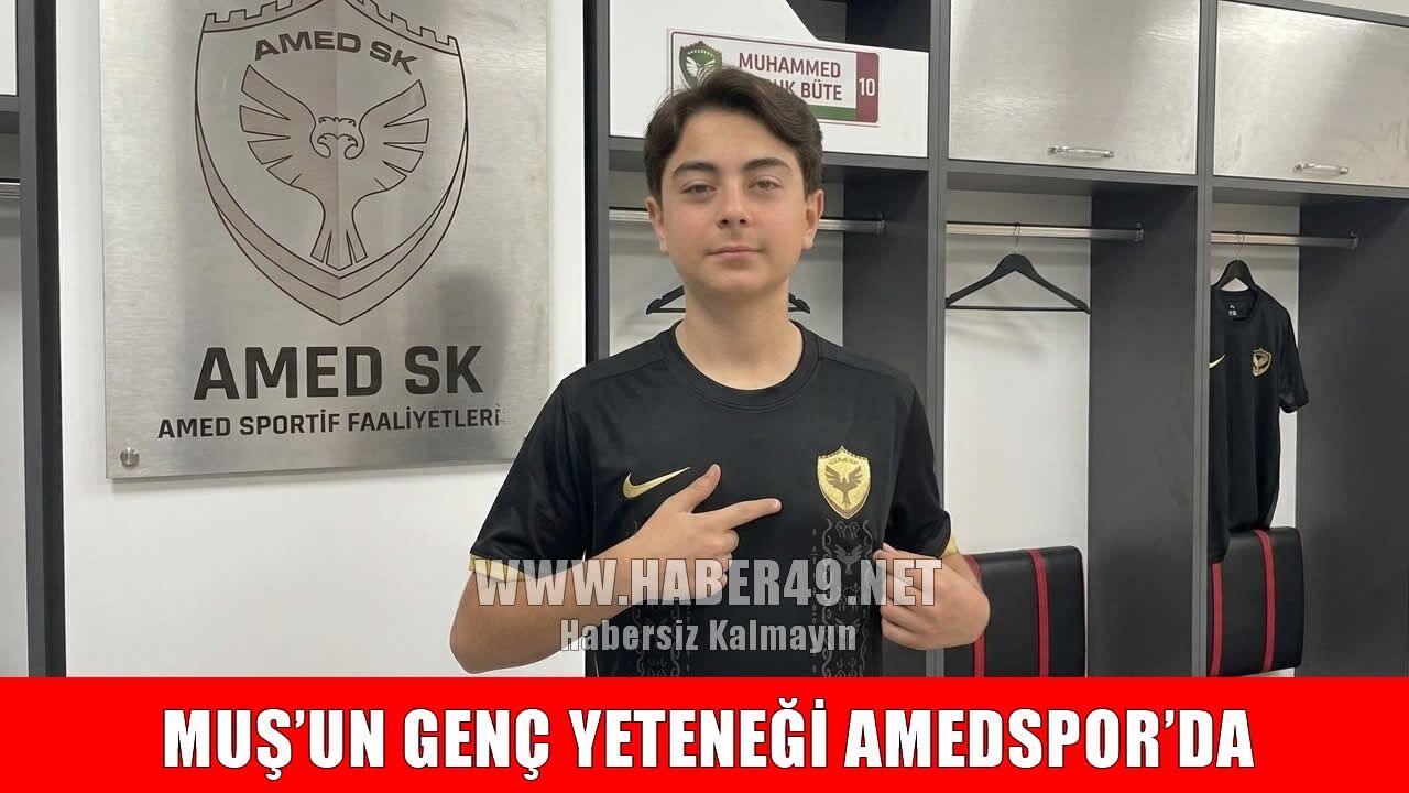 Muşlu genç yetenek Büte, Amedspor’a transfer oldu