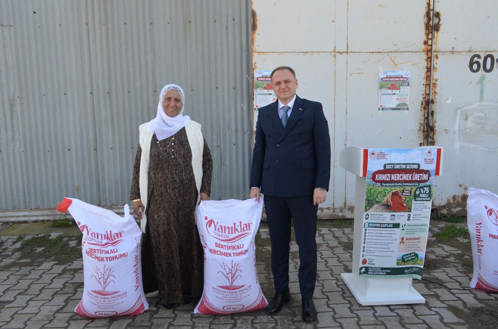 📍Kaymakamımız Sayın Ömer Övünç Koşansu’nun Katılımıyla, 2027 Üretim Sezonu Kapsamında 50 Üretic